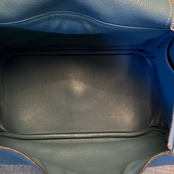 HERMES LINDY HANDBAG WITH RAINCOAT SIZE 34- EXCELLENT CONDITION - Picture 5 of 16